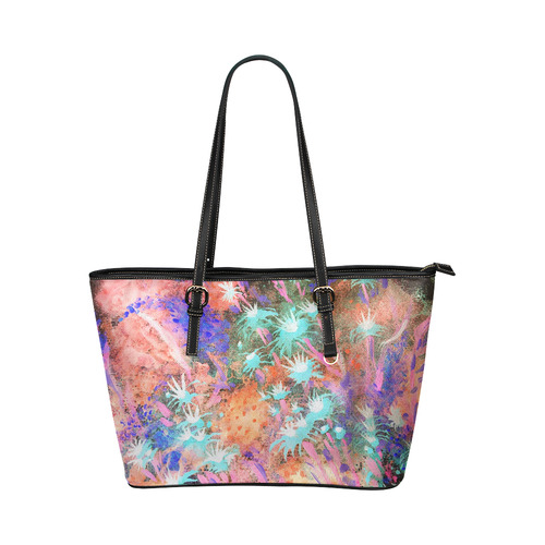 Neonsummer Leather Tote Bag/Large (Model 1651)