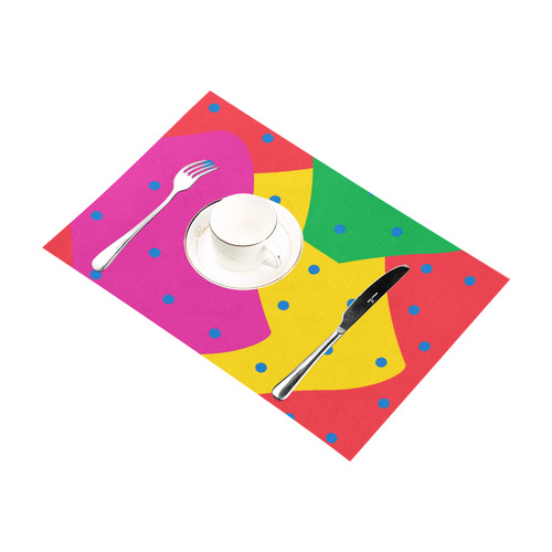 Yellow Red Green Placemat 12''x18''