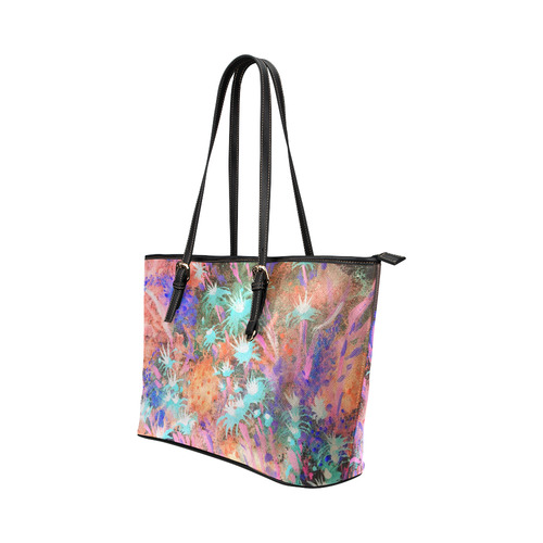 Neonsummer Leather Tote Bag/Large (Model 1651)