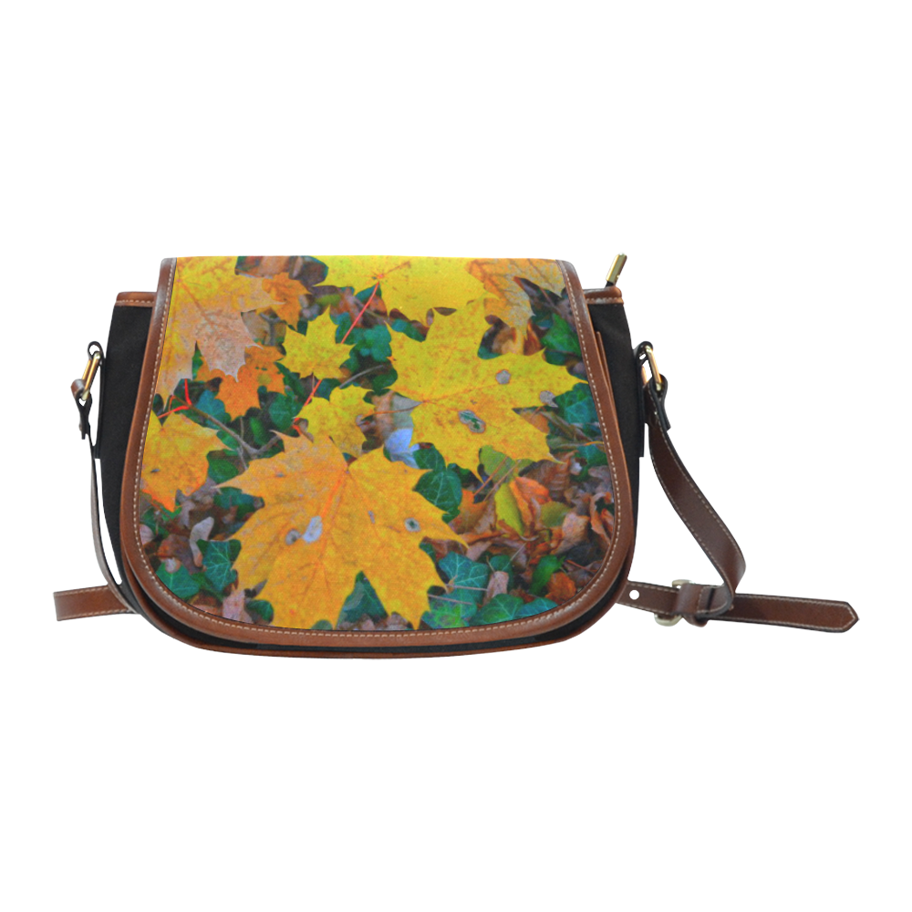 Leaf Saddle Bag/Small (Model 1649)(Flap Customization)