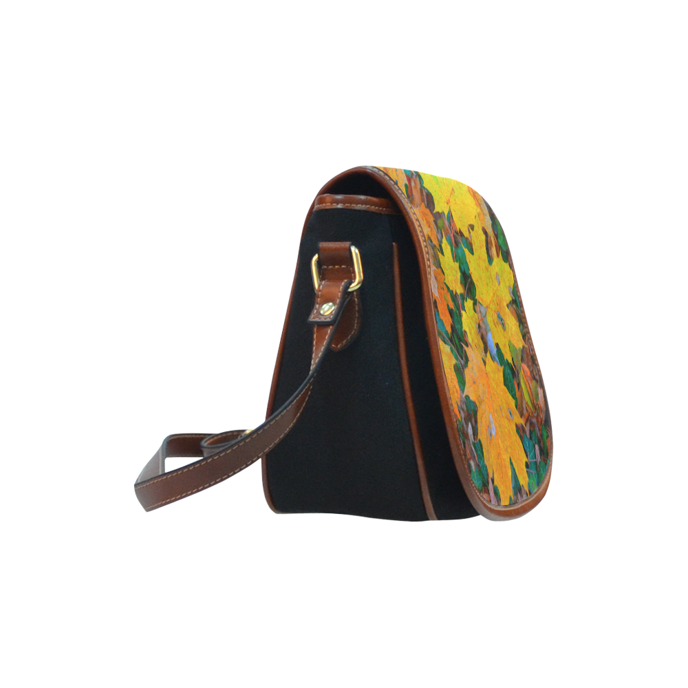 Leaf Saddle Bag/Small (Model 1649)(Flap Customization)