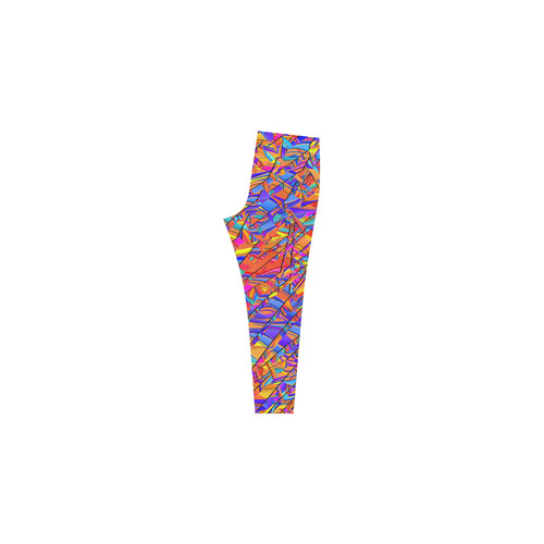 Splatter Print Colorful Leggings by Juleez Cassandra Women's Leggings (Model L01)