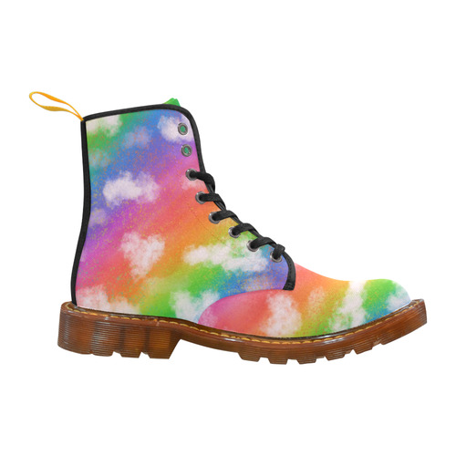 Rainbow Love (black). Inspired by the Magic Island of Gotland. Martin Boots For Men Model 1203H