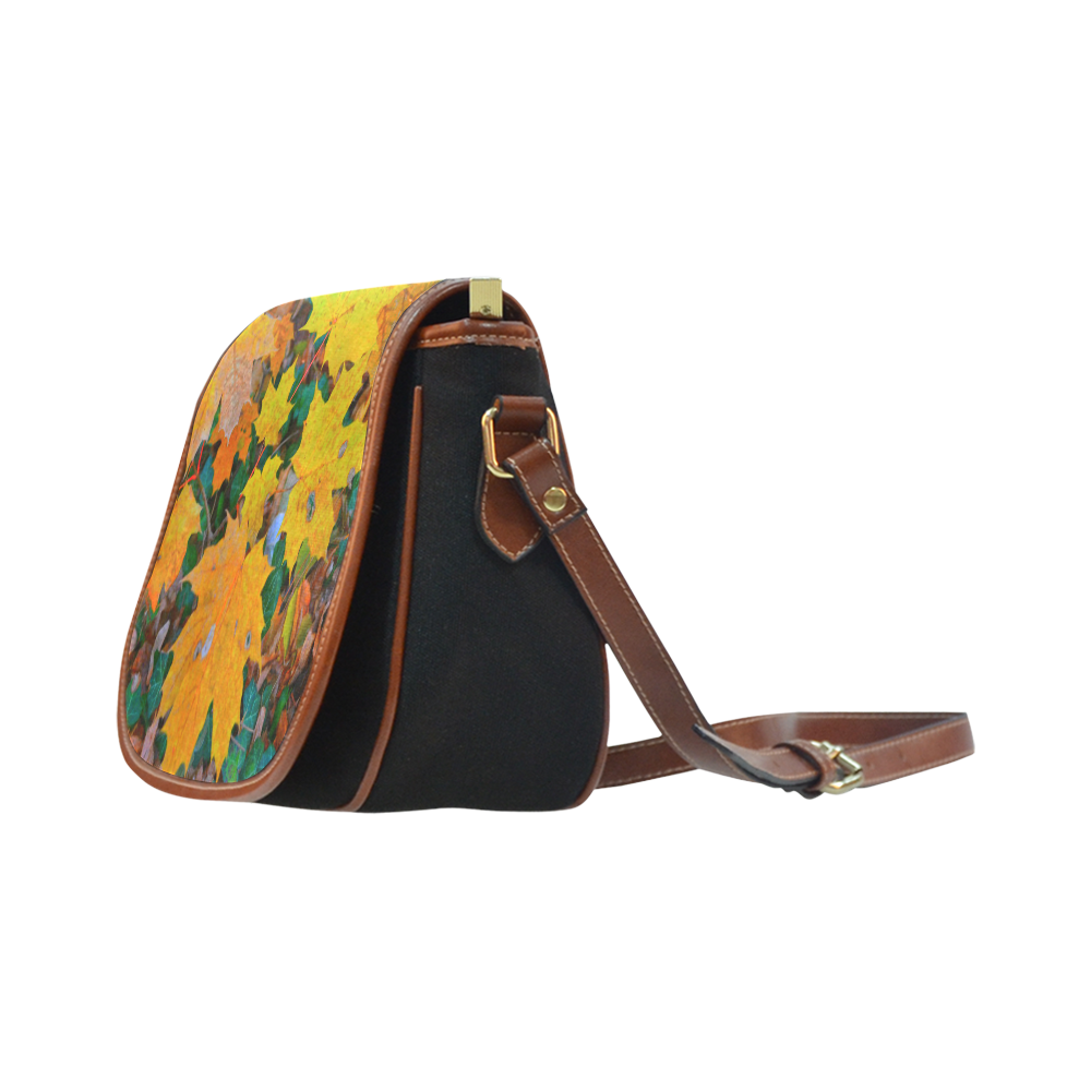 Leaf Saddle Bag/Small (Model 1649)(Flap Customization)