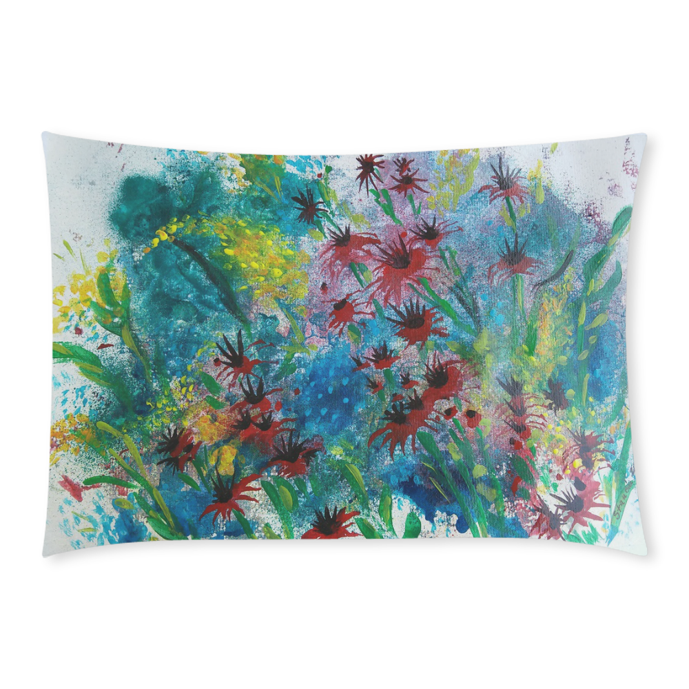 Gardenflower Custom Rectangle Pillow Case 20x30 (One Side)