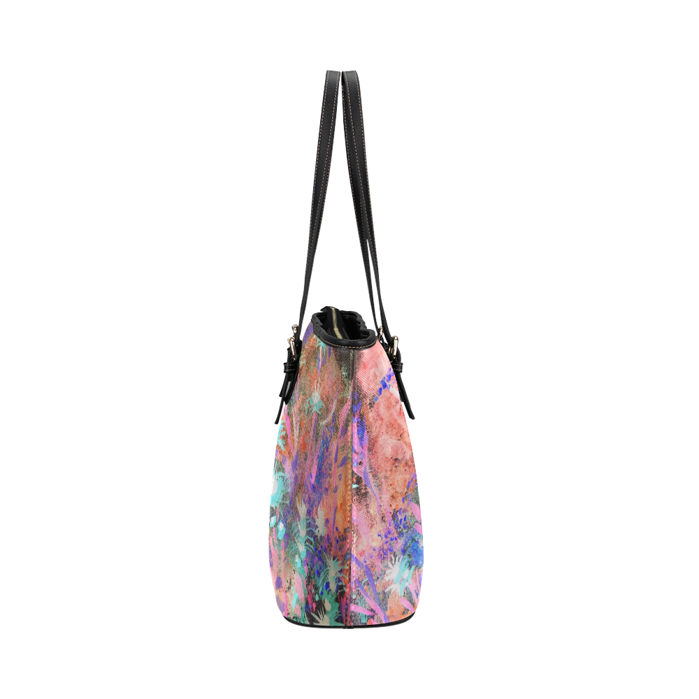 Neonsummer Leather Tote Bag/Large (Model 1651)