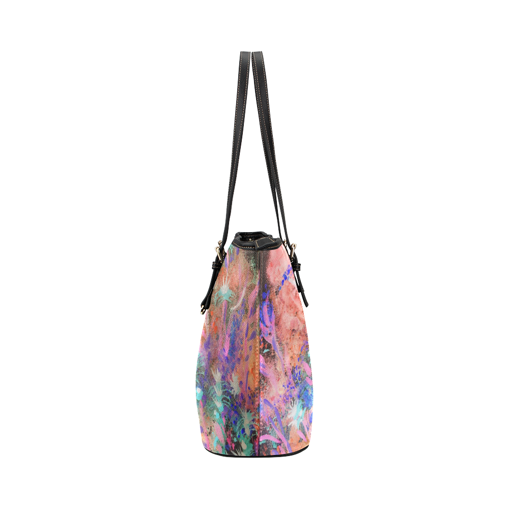 Neonsummer Leather Tote Bag/Large (Model 1651)