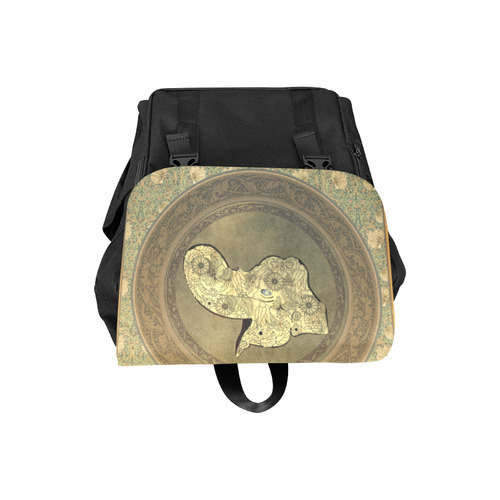Mandala of cute elephant Casual Shoulders Backpack (Model 1623)