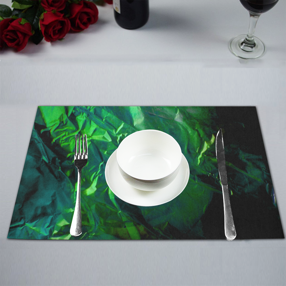 Abstract Emerald Placemat 12''x18''