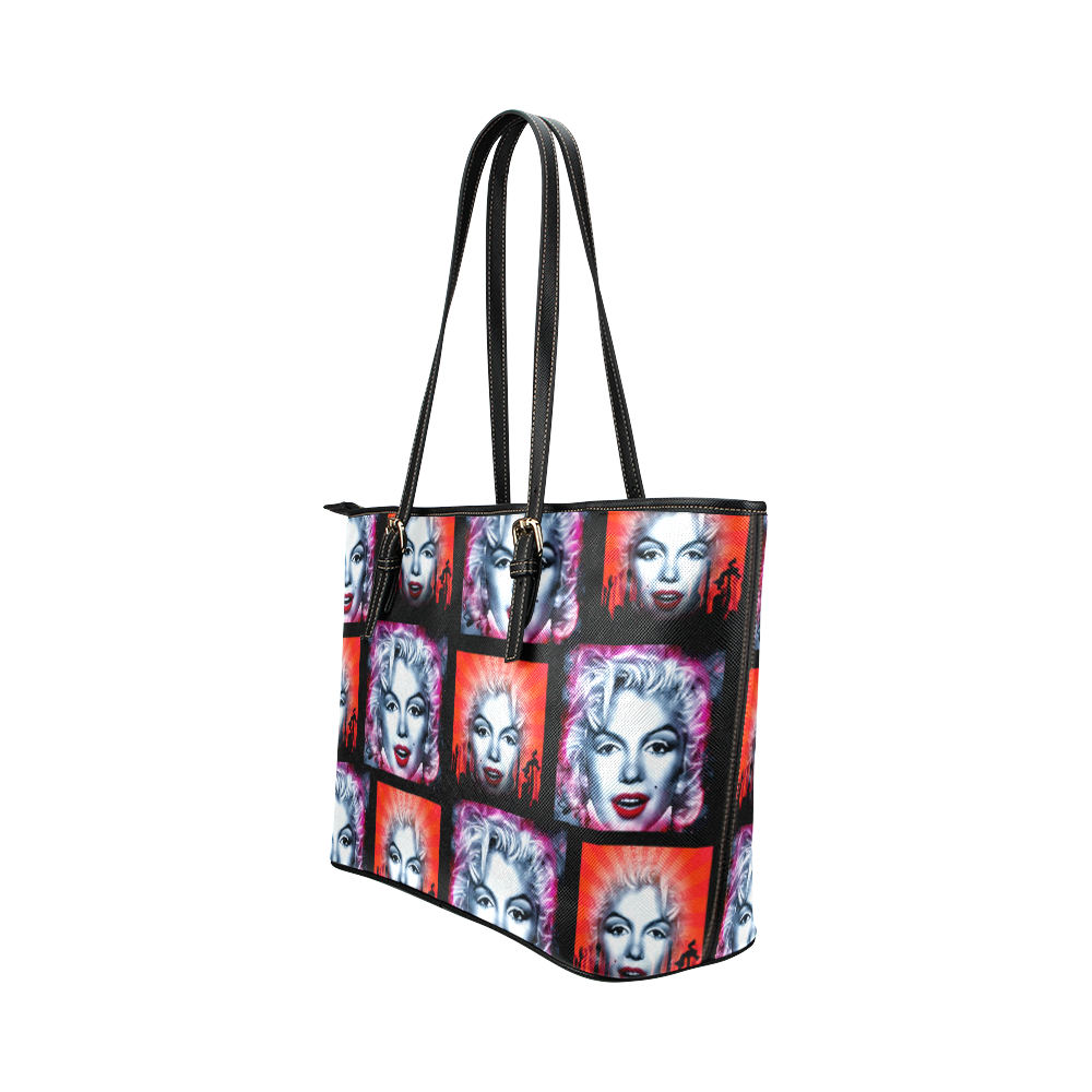timeless marilyn Leather Tote Bag/Large (Model 1651)