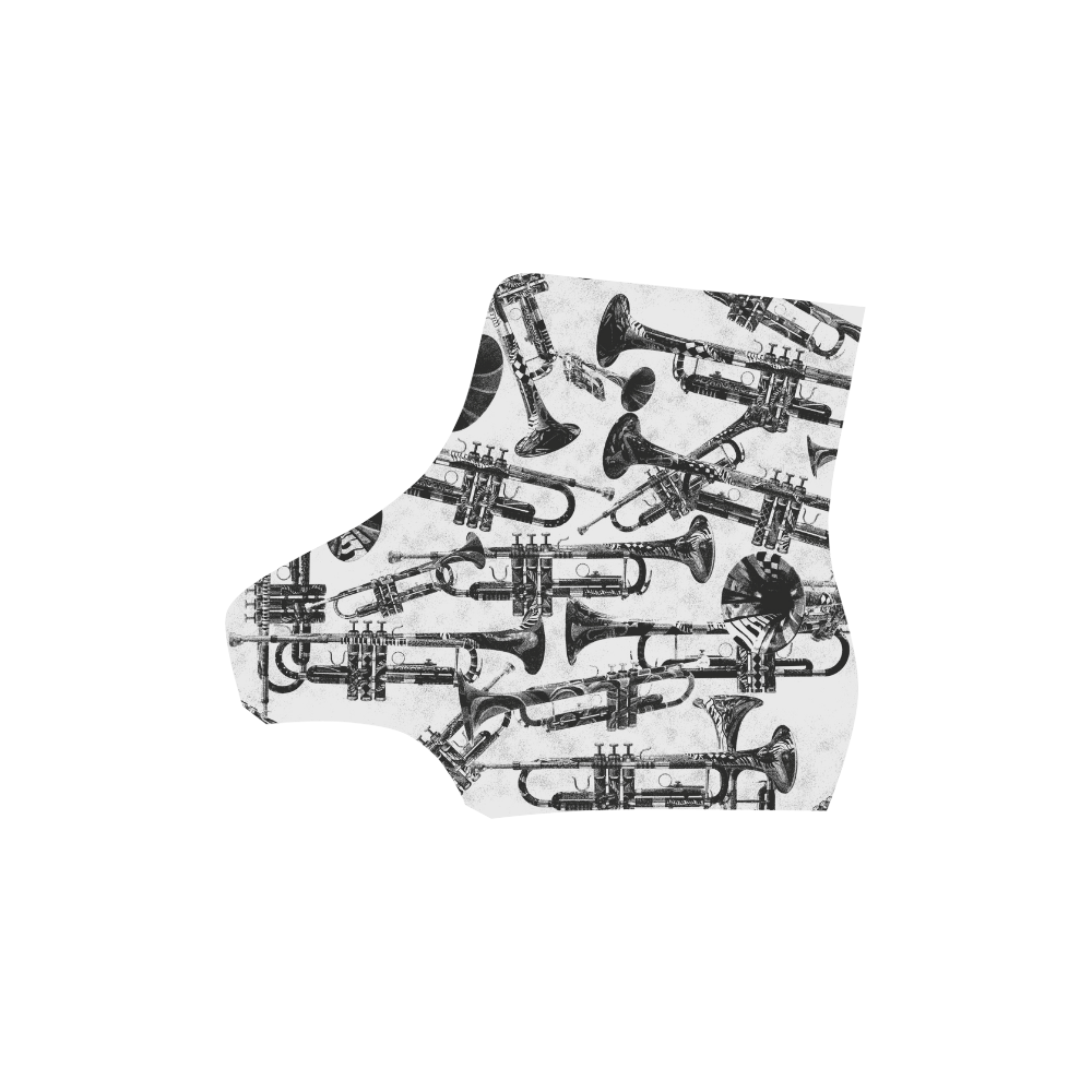 Trumpet Print Mens Boot Martin Boots For Men Model 1203H