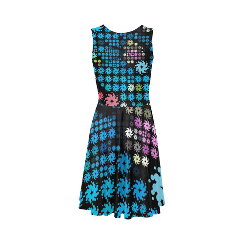 Color Party 02 by JamColors Sleeveless Ice Skater Dress (D19)