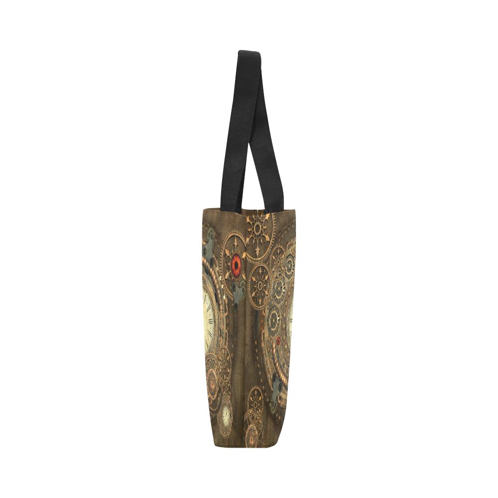 Steampunk, awesome clockwork Canvas Tote Bag (Model 1657)