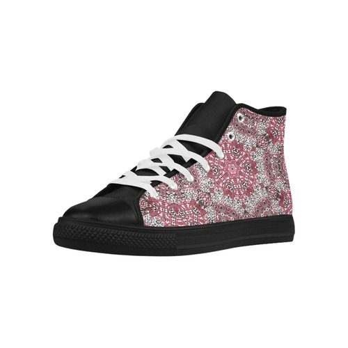 Batik Maharani #5A - Jera Nour Aquila High Top Microfiber Leather Women's Shoes/Large Size (Model 032)