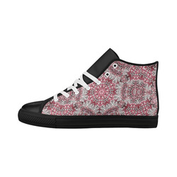 Batik Maharani #5A - Jera Nour Aquila High Top Microfiber Leather Women's Shoes/Large Size (Model 032)