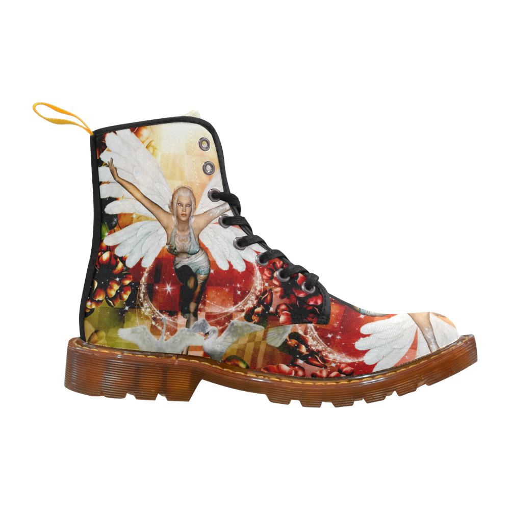 Fairy with swan Martin Boots For Women Model 1203H