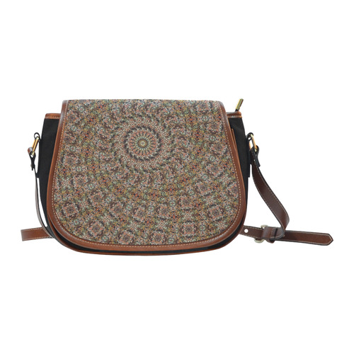Batik Maharani #3A - Jera Nour Saddle Bag/Small (Model 1649)(Flap Customization)