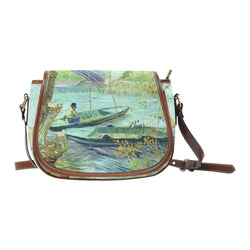 Van Gogh Fishing in the Spring Saddle Bag/Large (Model 1649)