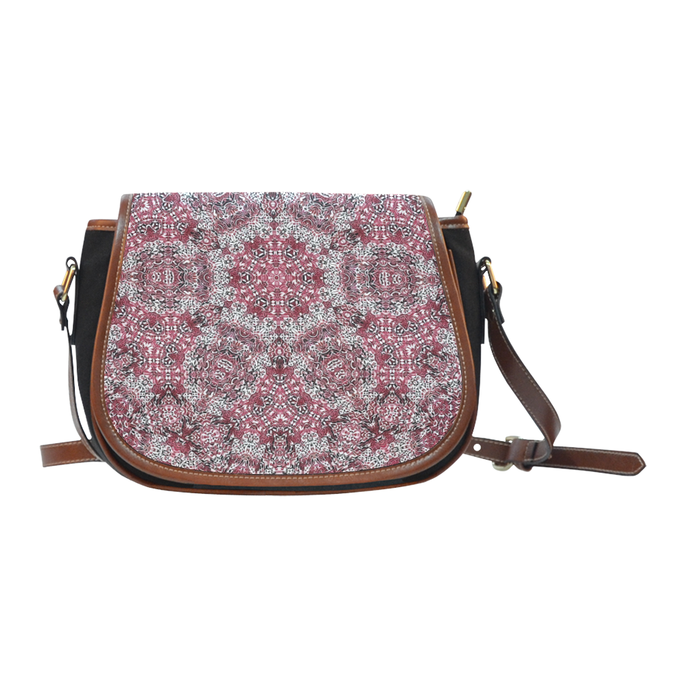Batik Maharani #5A - Jera Nour Saddle Bag/Small (Model 1649)(Flap Customization)