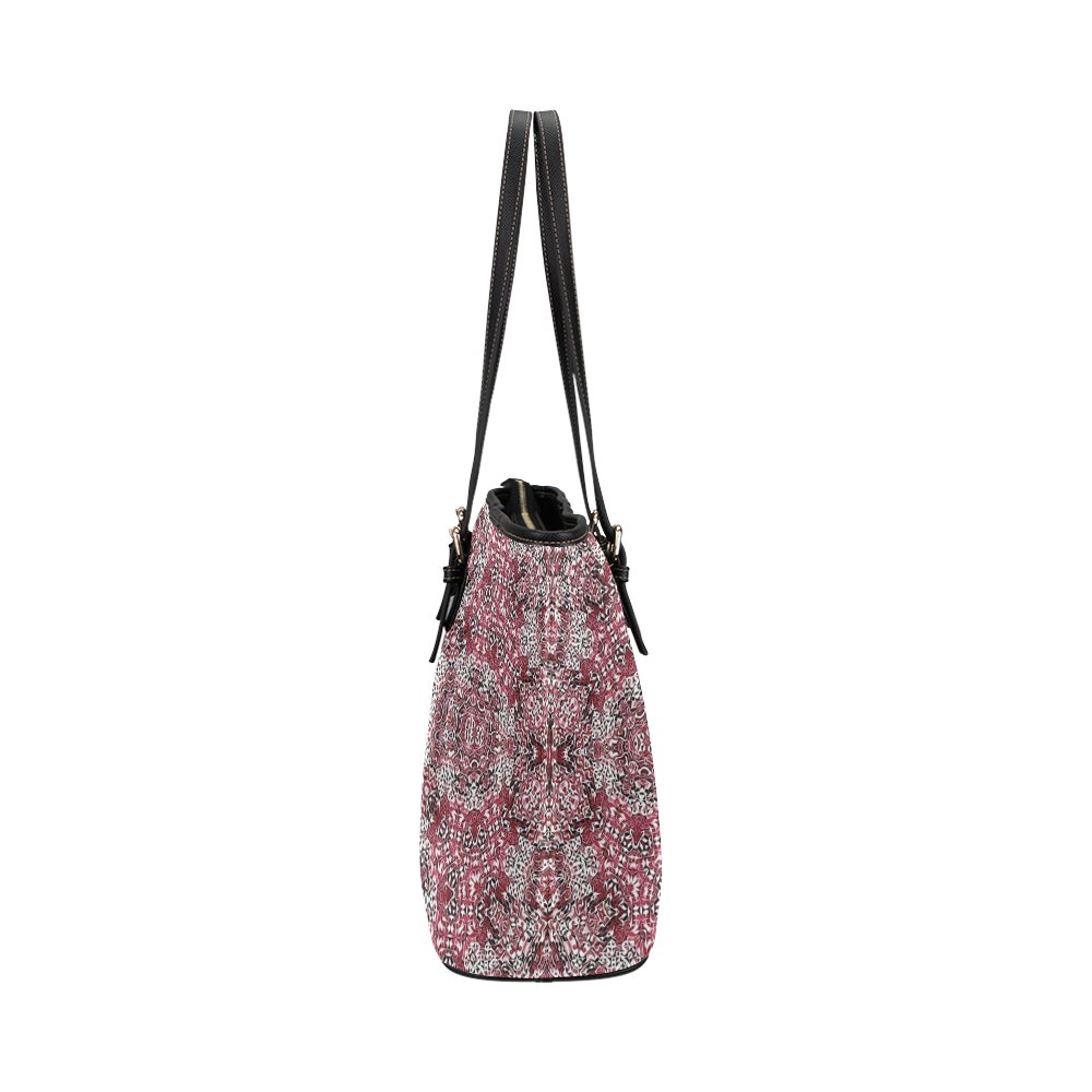 Batik Maharani #5A - Jera Nour Leather Tote Bag/Small (Model 1651)