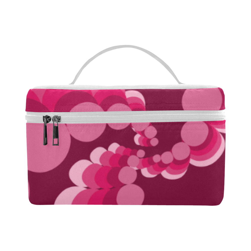 Raspberry Cocktail Cosmetic Bag/Large (Model 1658)