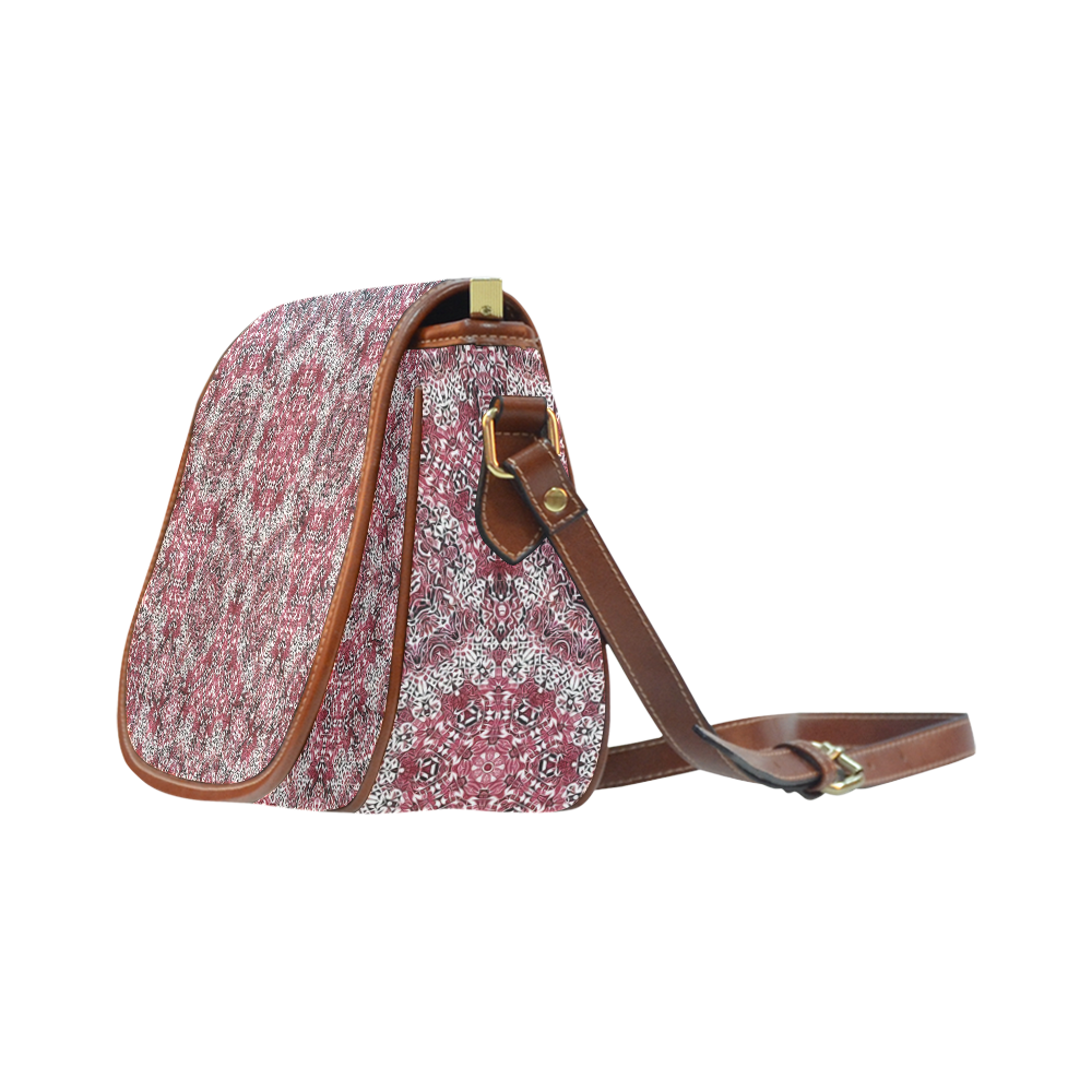 Batik Maharani #5A - Jera Nour Saddle Bag/Small (Model 1649) Full Customization