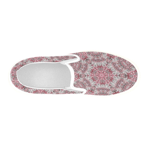 Batik Maharani #5A - Jera Nour Men's Slip-on Canvas Shoes (Model 019)
