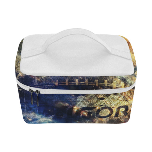 Abstract american football Cosmetic Bag/Large (Model 1658)