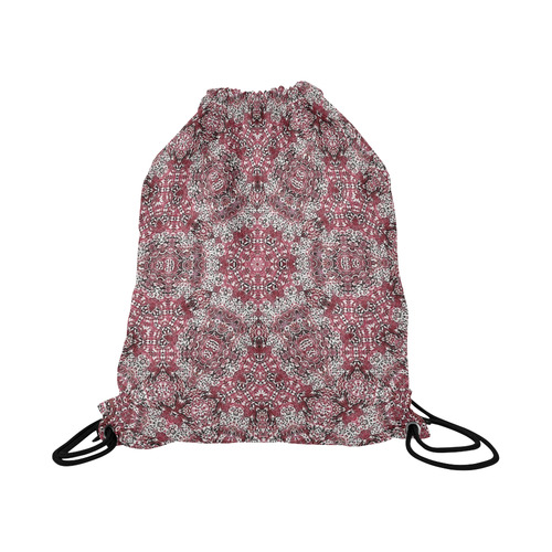 Batik Maharani #5A - Jera Nour Large Drawstring Bag Model 1604 (Twin Sides)  16.5"(W) * 19.3"(H)