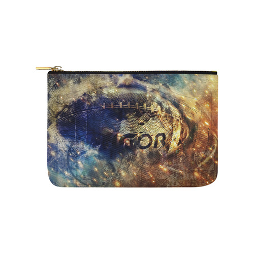 Abstract american football Carry-All Pouch 9.5''x6''