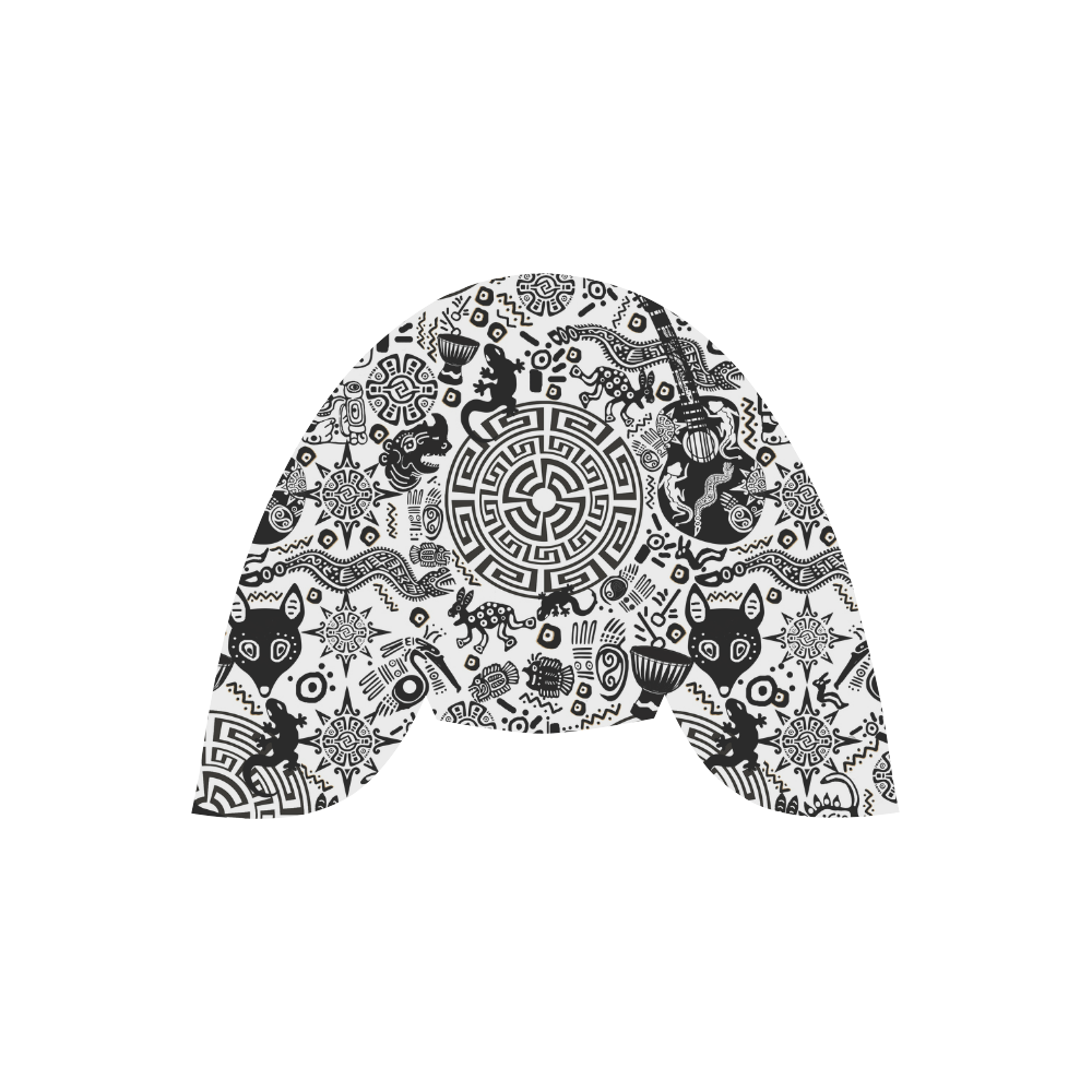 Mandala Tribal Primitive Symbol Graphic Print Boot by Juleez Martin Boots For Women Model 1203H