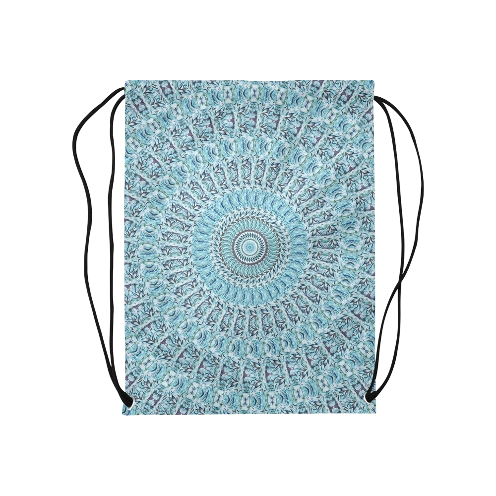 Batik Maharani #1 Medium Drawstring Bag Model 1604 (Twin Sides) 13.8"(W) * 18.1"(H)