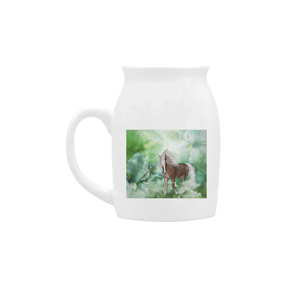 Horse in a fantasy world Milk Cup (Small) 300ml