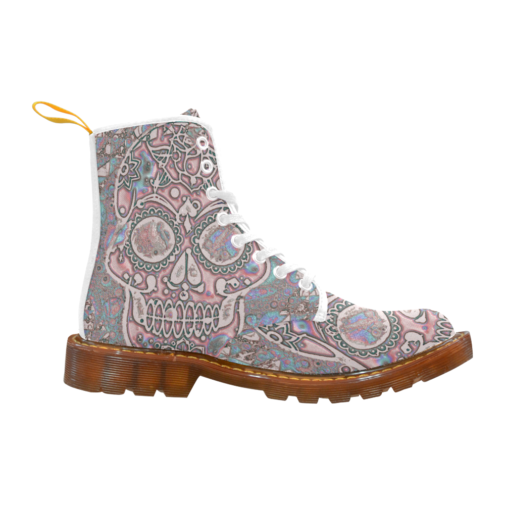 color skull 8 by JamColors Martin Boots For Women Model 1203H