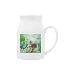 Horse in a fantasy world Milk Cup (Large) 450ml