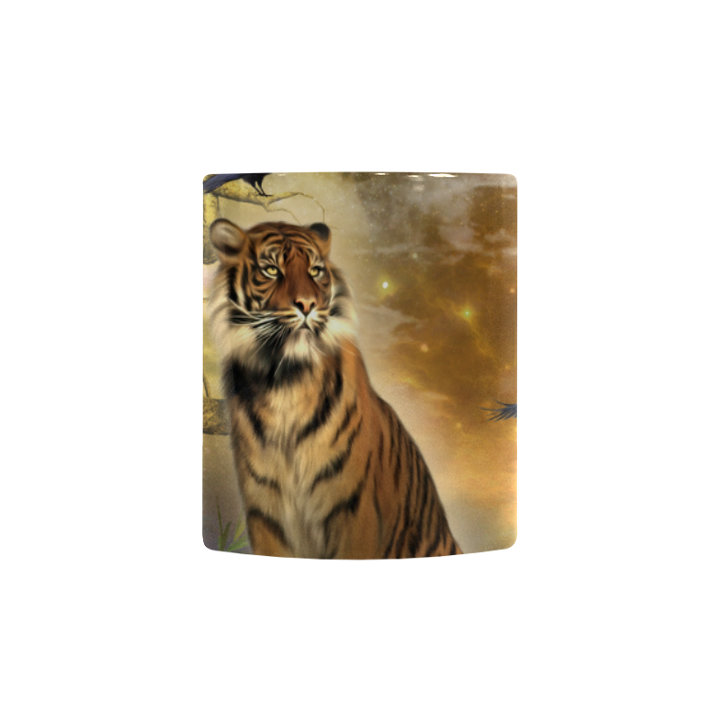 Awesome itger in the night Custom Morphing Mug