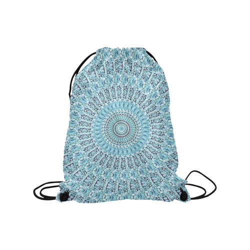 Batik Maharani #1 Medium Drawstring Bag Model 1604 (Twin Sides) 13.8"(W) * 18.1"(H)
