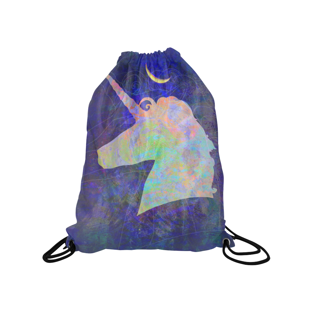 Unicorndreamsthree Medium Drawstring Bag Model 1604 (Twin Sides) 13.8"(W) * 18.1"(H)