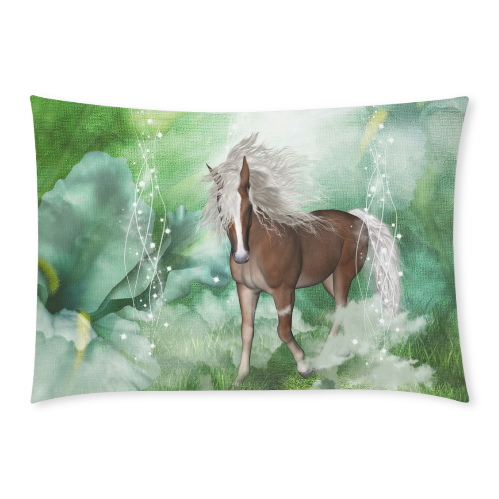 Horse in a fantasy world Custom Rectangle Pillow Case 20x30 (One Side)