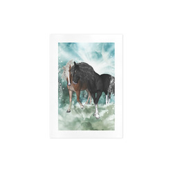 The wonderful couple horses Art Print 7‘’x10‘’