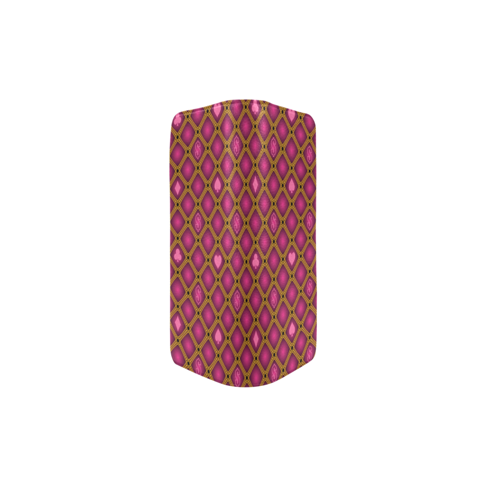 Pink N Gold Bling Pattern Women's Clutch Purse (Model 1637)