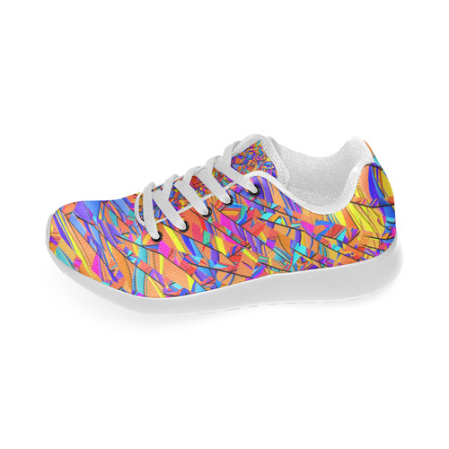 Colorful Bold Graphic Print Sneaker by Juleez Women’s Running Shoes (Model 020)