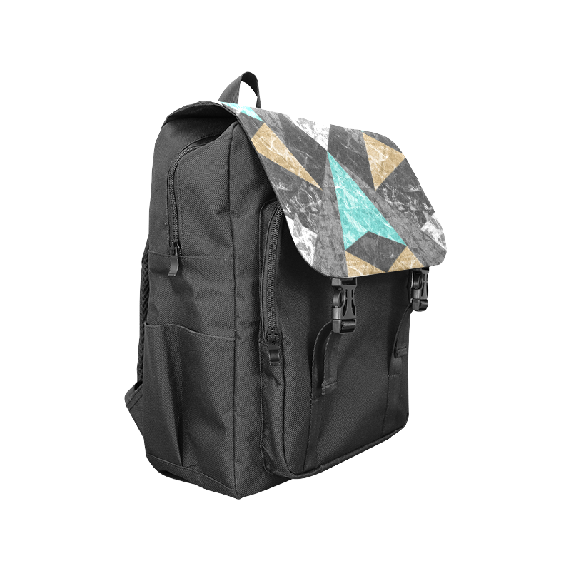 Marble Geometric Background G430 Casual Shoulders Backpack (Model 1623)