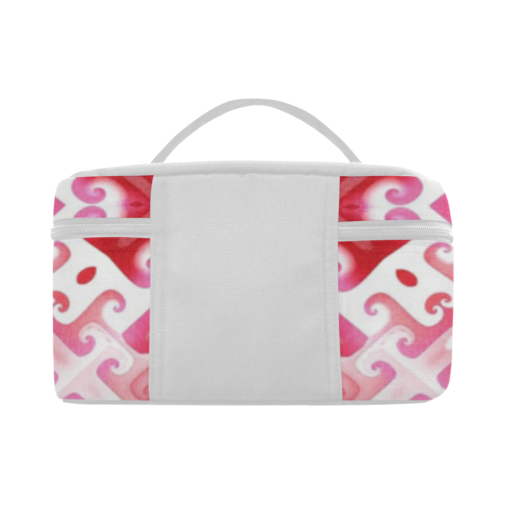 Soft Pink Swirling Lunch Bag/Large (Model 1658)