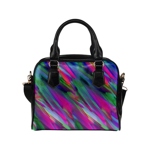 Colorful digital art splashing G400 Shoulder Handbag (Model 1634)