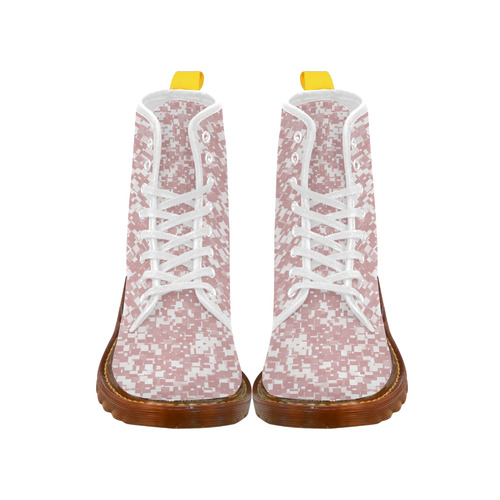 Bridal Rose Pixels Martin Boots For Women Model 1203H