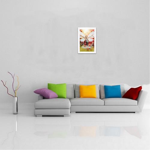 Fairy with swan Art Print 7‘’x10‘’