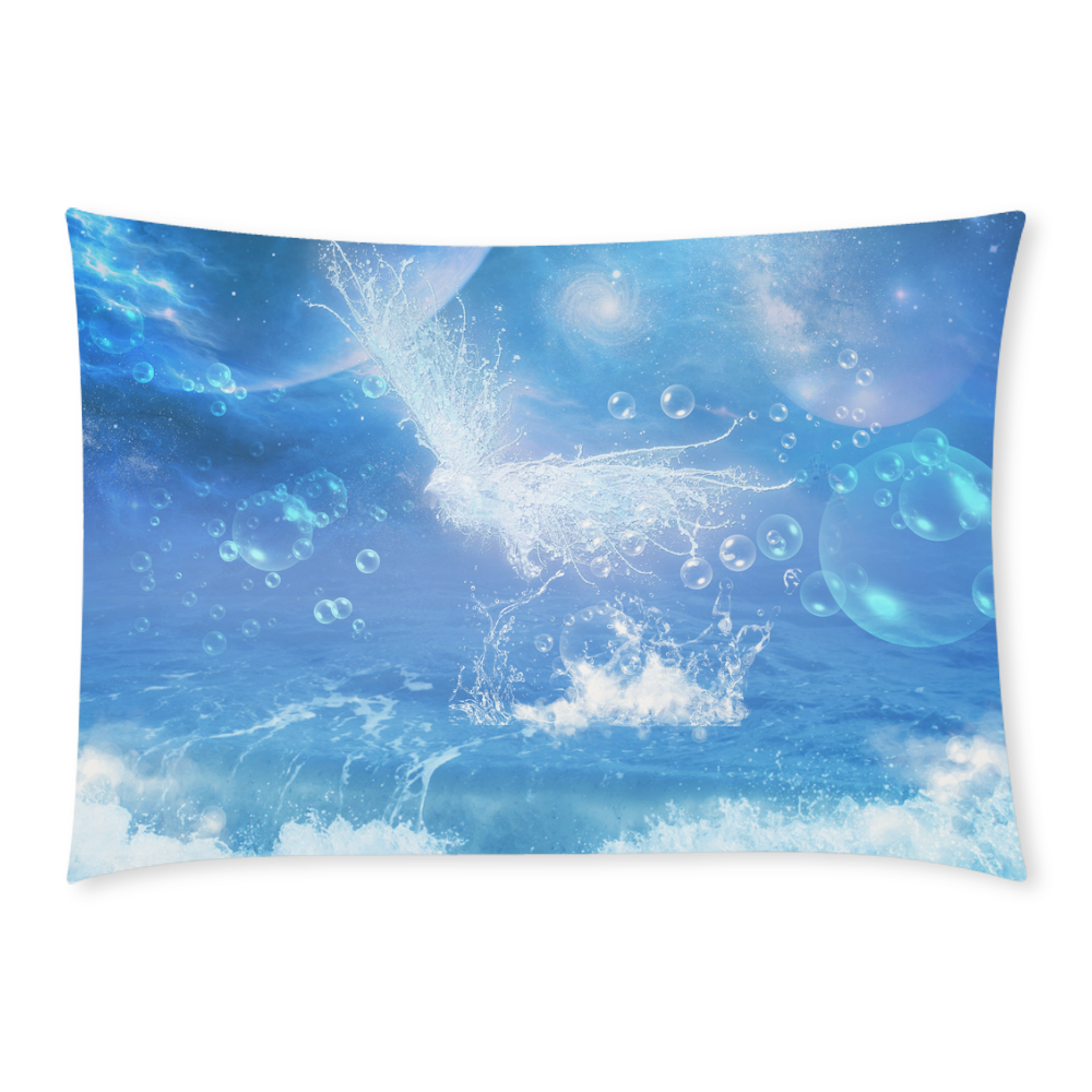 The water bird over the sea Custom Rectangle Pillow Case 20x30 (One Side)
