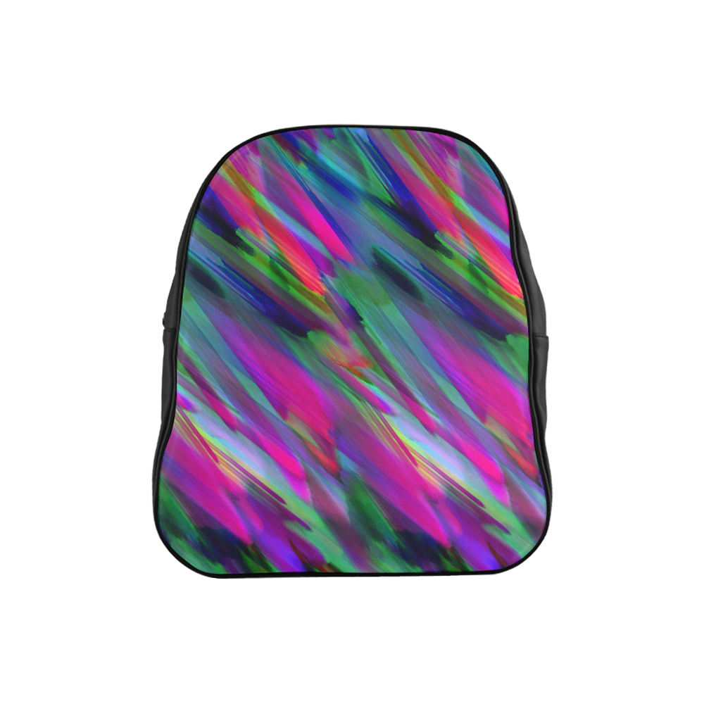 Colorful digital art splashing G400 School Backpack (Model 1601)(Small)