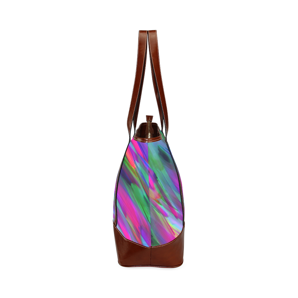Colorful digital art splashing G400 Tote Handbag (Model 1642)